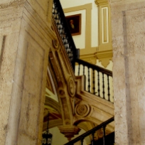 A stairwell at the University of Seville