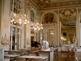 Restaurant Eliance on first floor of Musee D'Orsay, opened in 1900, serves traditional French cuisine.