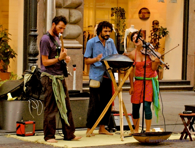 Street Musicians on Via Dante